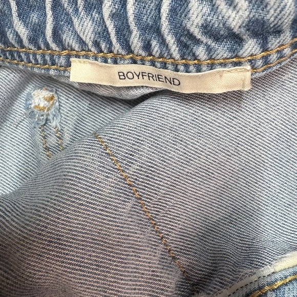 ESPRIT Light Wash High Rise Wide Leg Pull On Jeans Elasticized Waist US Sz 34 - Picture 10 of 12